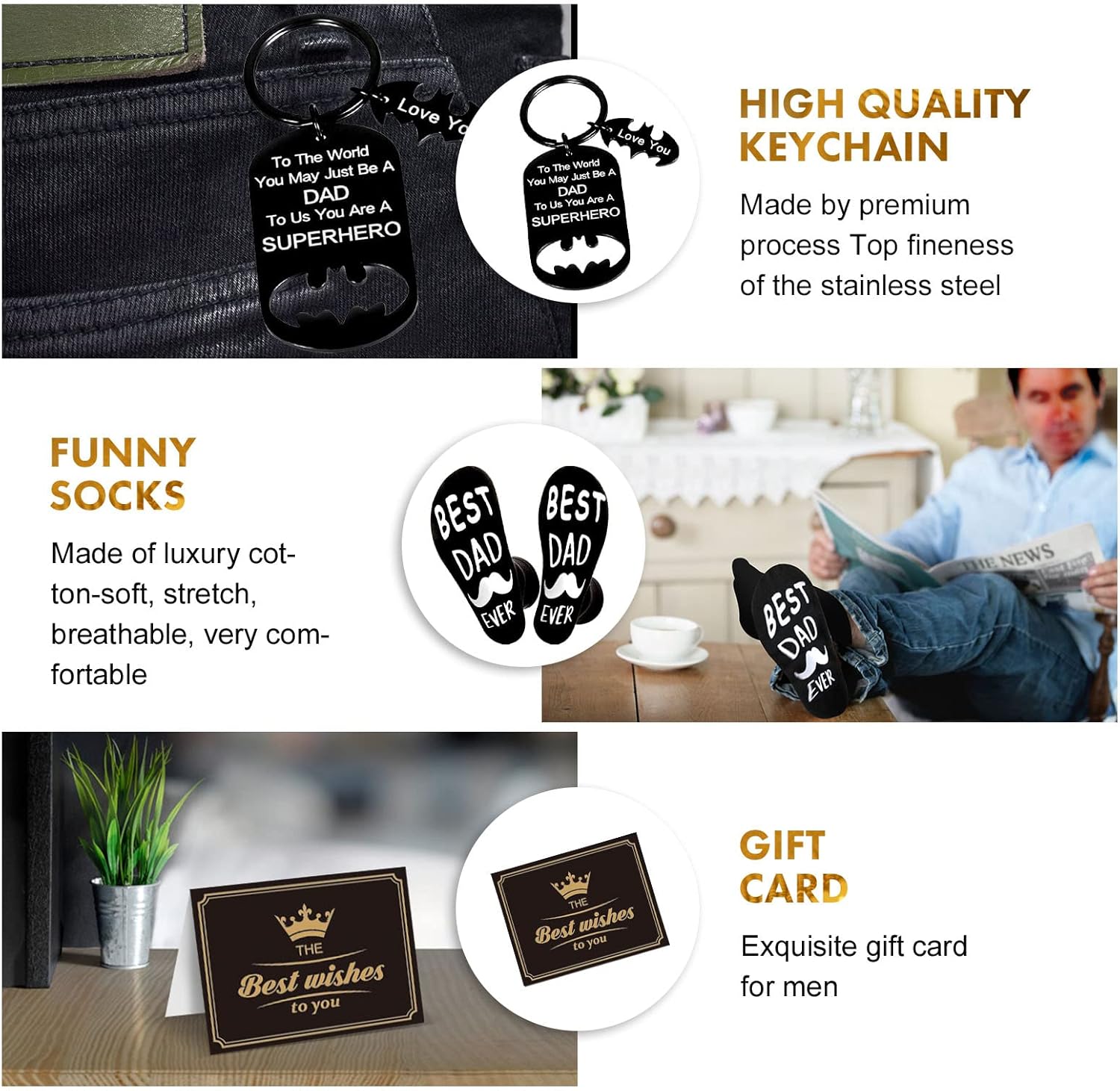 Fathers Day Gift, Christmas Birthday Gifts from Daughter Son, Presents for New First Time Dad, Best Gift Ideas for Dad - Image 5