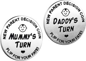 New Parents Decision Coin, Stainles...