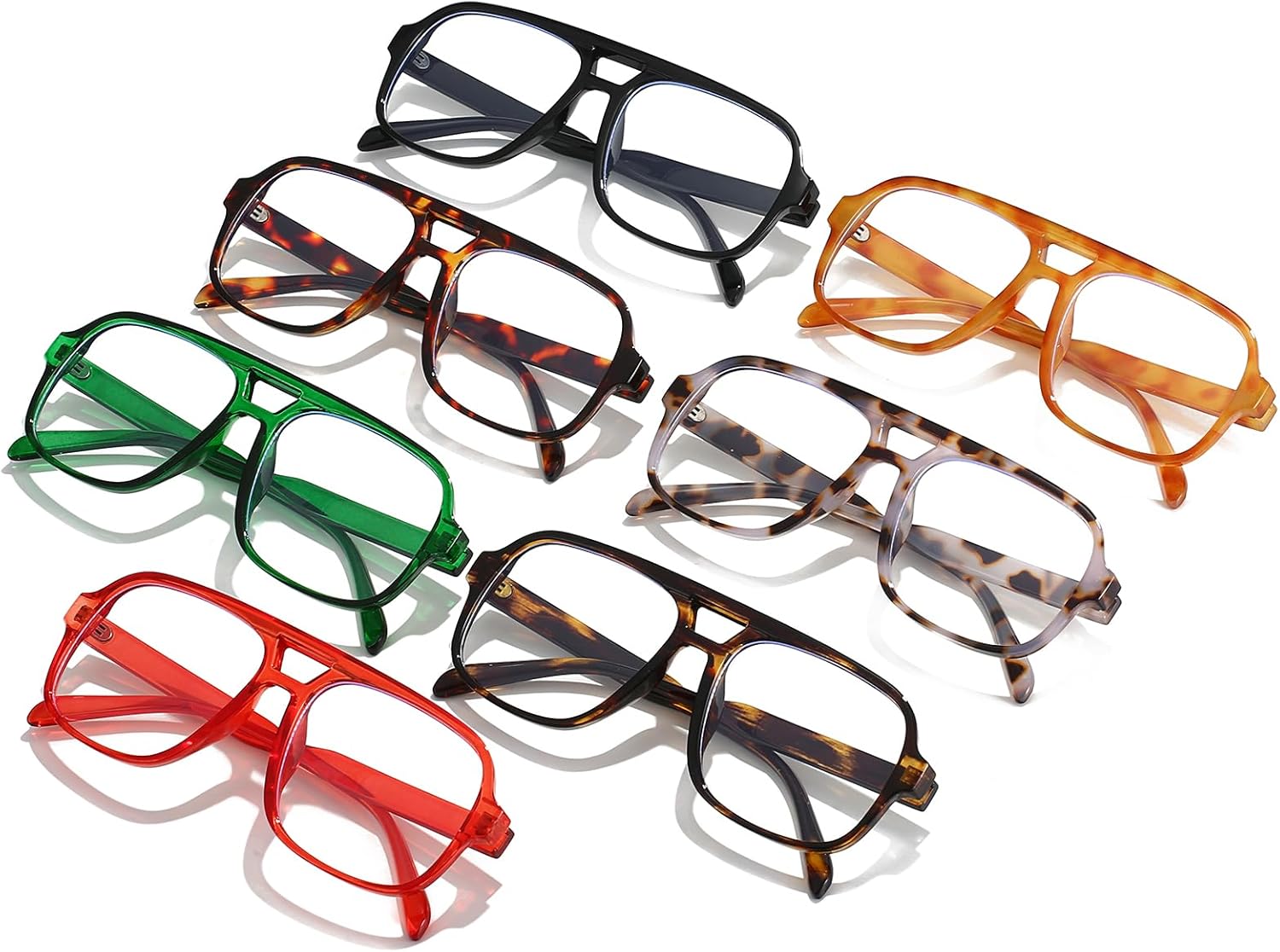 YAMEIZE Square Blue Light Blocking Glasses for Women Men Retro 70s Oversized Bluelight Filter Blocking Glasses Computer Screen Anti Glare Eyewear - Image 7