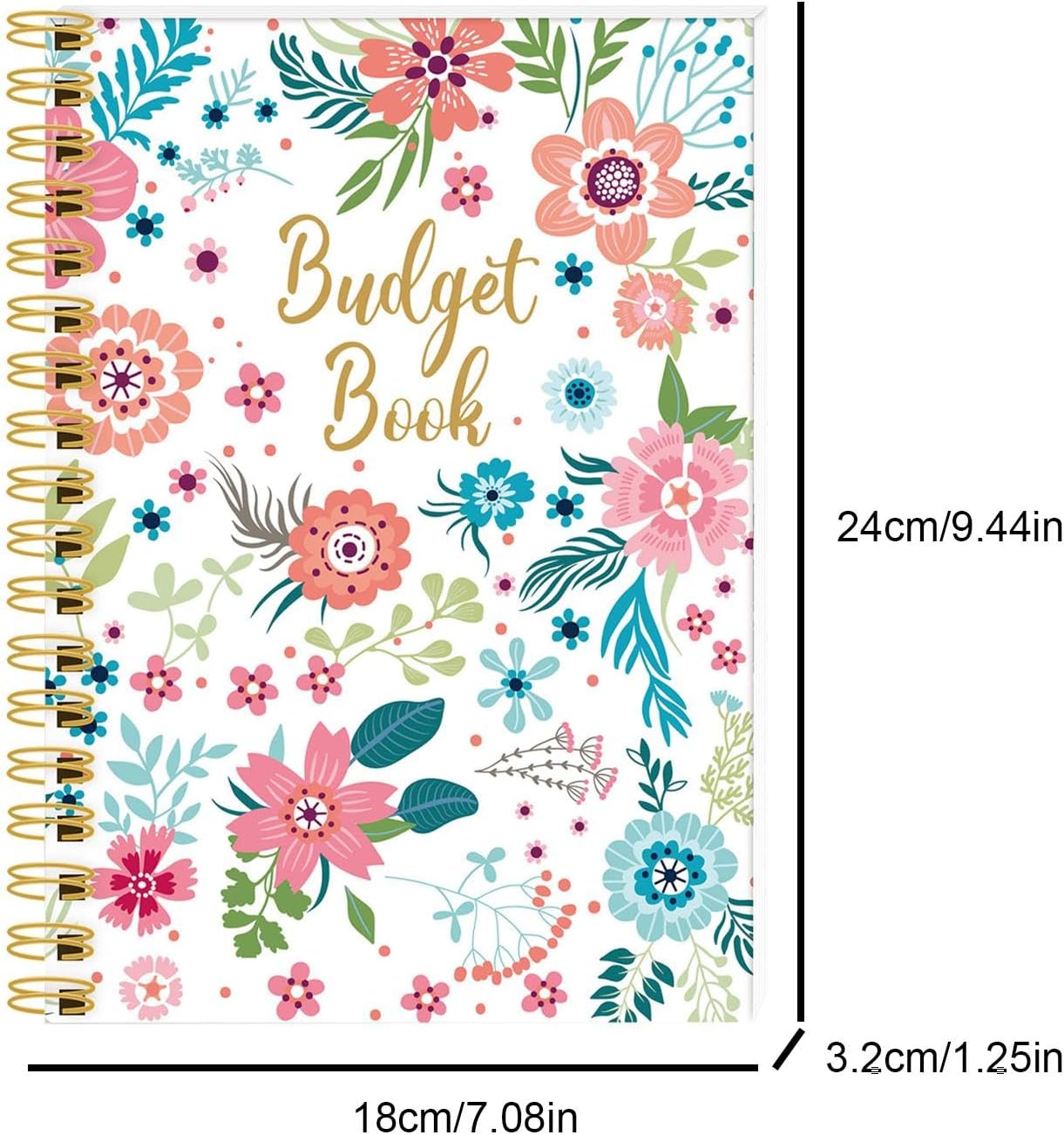 Monthly Budget Planner - Money Budget Notebook | Monthly Budget Book 2024, Expense and Bill Tracker 9x7 Inch, Undated Financial Planner for Budgeting - Image 5