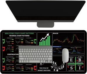 Stock Trading Computer Mat, Compute...