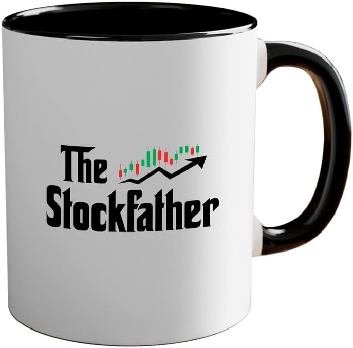 Stock Trader Two Tone Green Coffee Mug 11oz - Stock Trading Mentor Like You - Funny Stock Market Financial Markets Strategy Purchase Miner Analyst