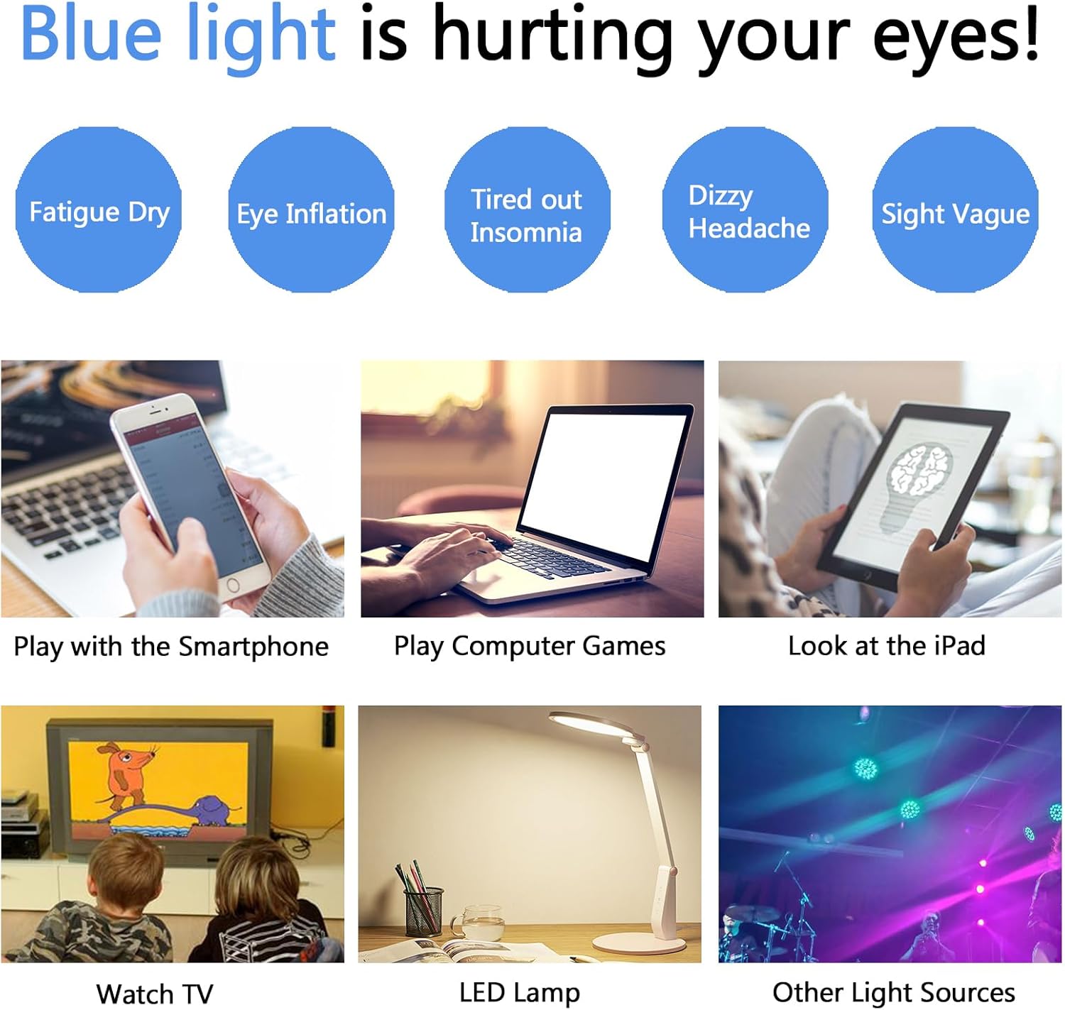 LJCZKA Square Blue Light Blocking Glasses for Women Men Chunky Thick Frame Glasses Anti Eyestrain Headache Computer Gaming Eyeglasses - Image 8