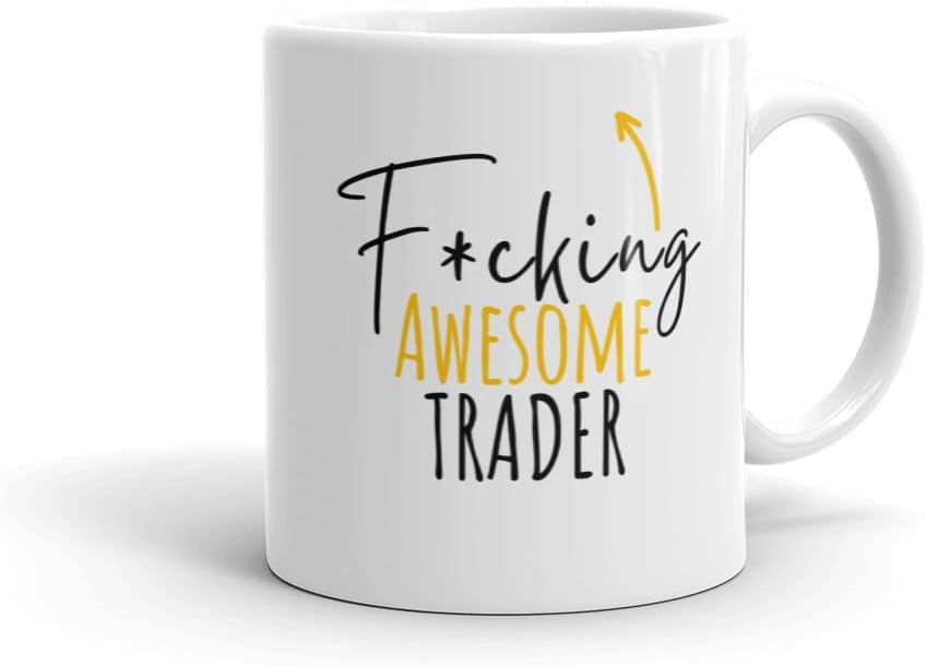 F*cking Awesome Trader-Funny Gift for Trader-Rude Mug for Trader-World's Best Trader-Funny Mug for Trader-Curse Word - Image 2