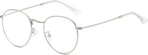 Round Blue Light Blocking Glasses &...