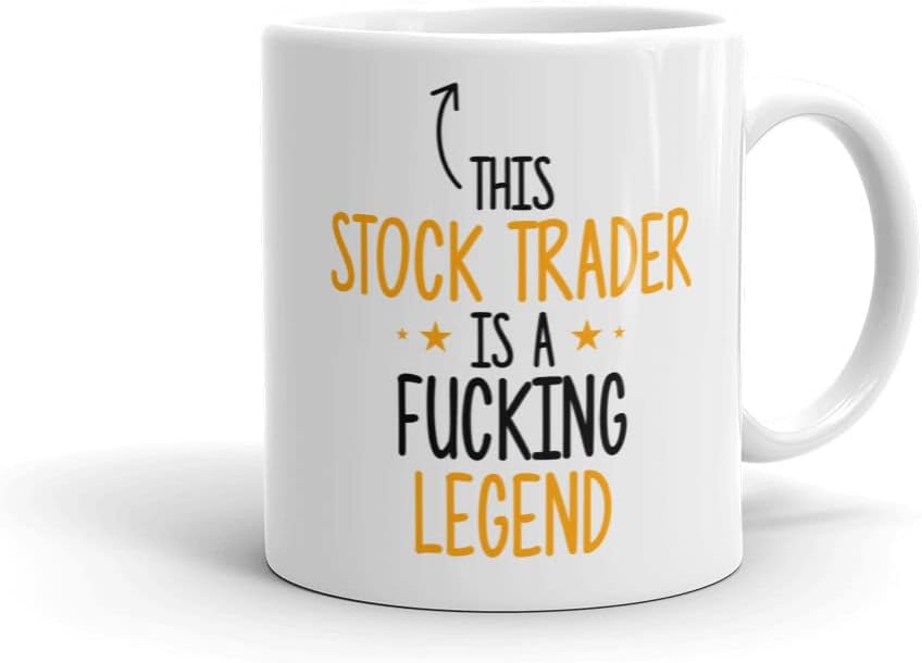 This Stock Trader is a Fucking Legend Mug-Thank You Gift for Stock Trader-Best Stock Trader Ever Mug-Gift Ideas-Present for Stock Trader - Image 2