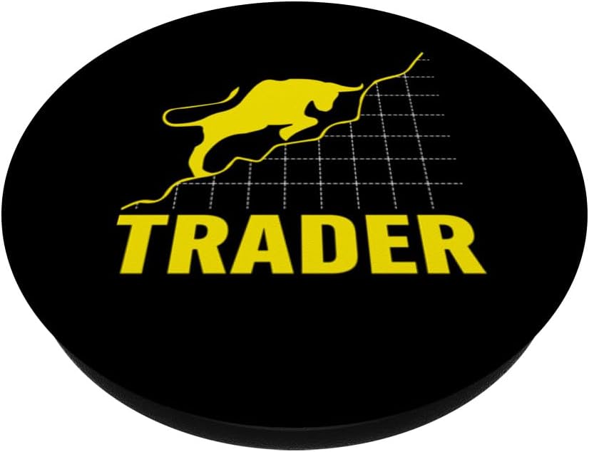 Bull Market Trader Trader Stock Market Forex Crypto Gift PopSockets Swappable PopGrip - Image 2