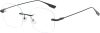 Rimless Glasses, Men’s Anti-B...