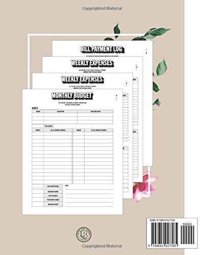 Financial Planner Notebook Monthly, Weekly, and Daily: A daily budget notebook to get you towards financial independence. (Sunflower & Cream) - Image 2