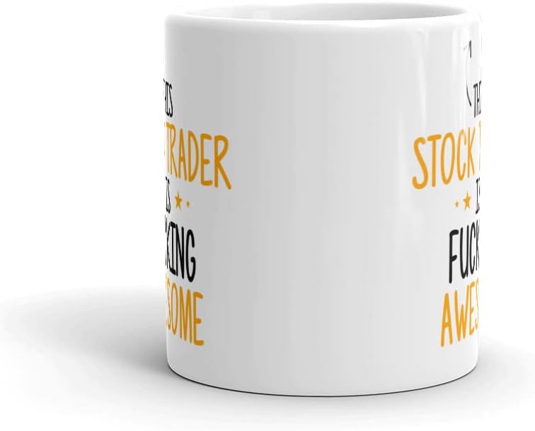This Stock Trader is Fucking Awesome-Rude Stock Trader Mug-Mugs for Stock Trader-Awesome Stock Trader Gift-Unique Stock Trader Gift-Mugs - Image 3