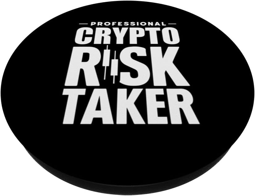 Professional Crypto Risk Taker - Forex, Day Trader, Trading PopSockets Swappable PopGrip - Image 2