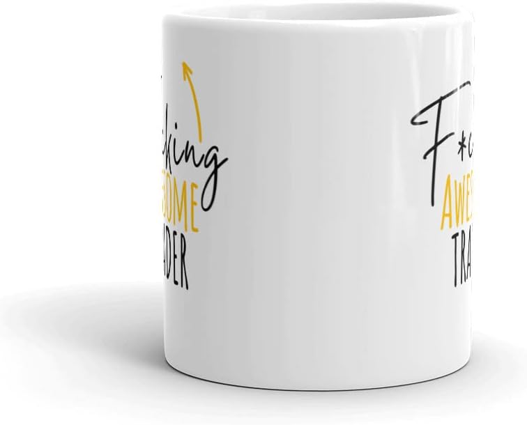 F*cking Awesome Trader-Funny Gift for Trader-Rude Mug for Trader-World's Best Trader-Funny Mug for Trader-Curse Word - Image 3