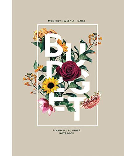 Financial Planner Notebook Monthly, Weekly, and Daily: A daily budget notebook to get you towards financial independence. (Sunflower & Cream)