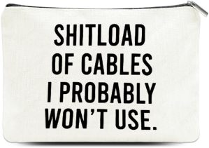 Funny Cable Storage Bag for Tech Ac...