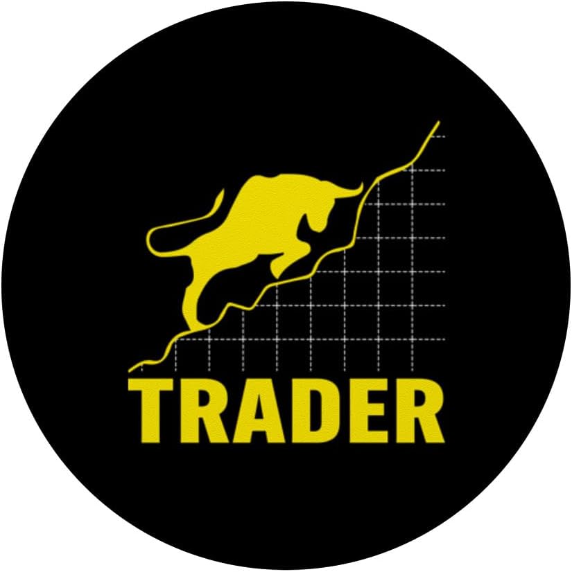 Bull Market Trader Trader Stock Market Forex Crypto Gift PopSockets Swappable PopGrip - Image 3