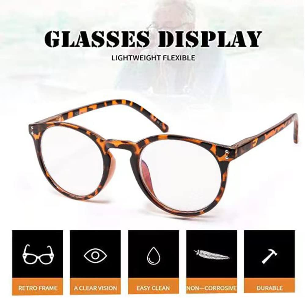 Reading Glasses 3-Pack Matte Finish Readers for Fresh Feel, Classic Lightweight Give You Ultra Clear Vision,Spring Hinges Pattern Design for Men & Women - Image 5