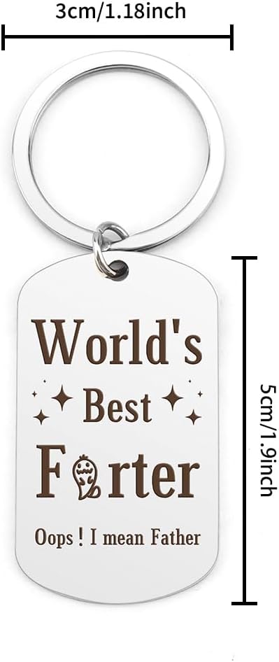Dad Christmas Keyring - Funny Dad Gifts for Fathers Day, Birthday & More - Image 2