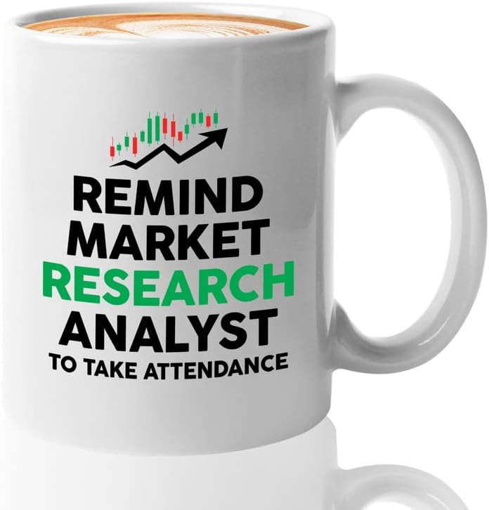Stock Trader Coffee Mug 11oz White - Remind Market Research Analyst - Funny Stock Market Buying Planner Office Investor Sale Agent Hold