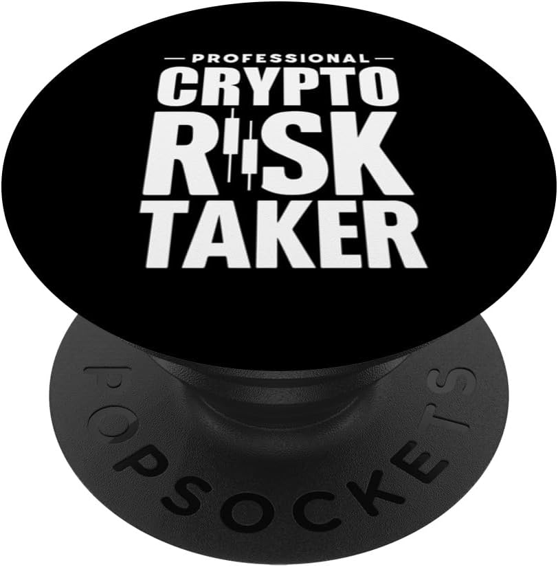 Professional Crypto Risk Taker - Forex, Day Trader, Trading PopSockets Swappable PopGrip