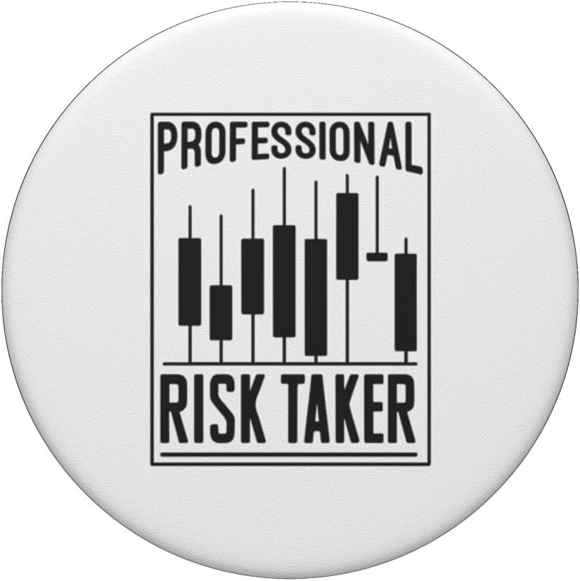 Professional Risk Taker - Forex, Day Trader, Trading PopSockets Swappable PopGrip - Image 3
