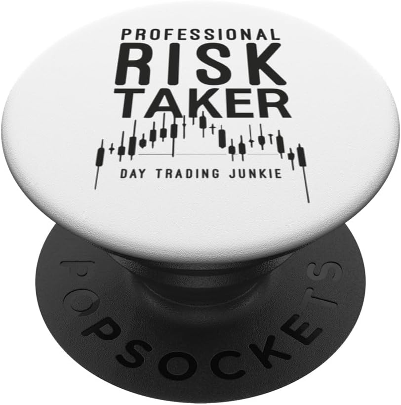 Professional Risk Taker - Forex, Day Trader, Trading PopSockets Swappable PopGrip