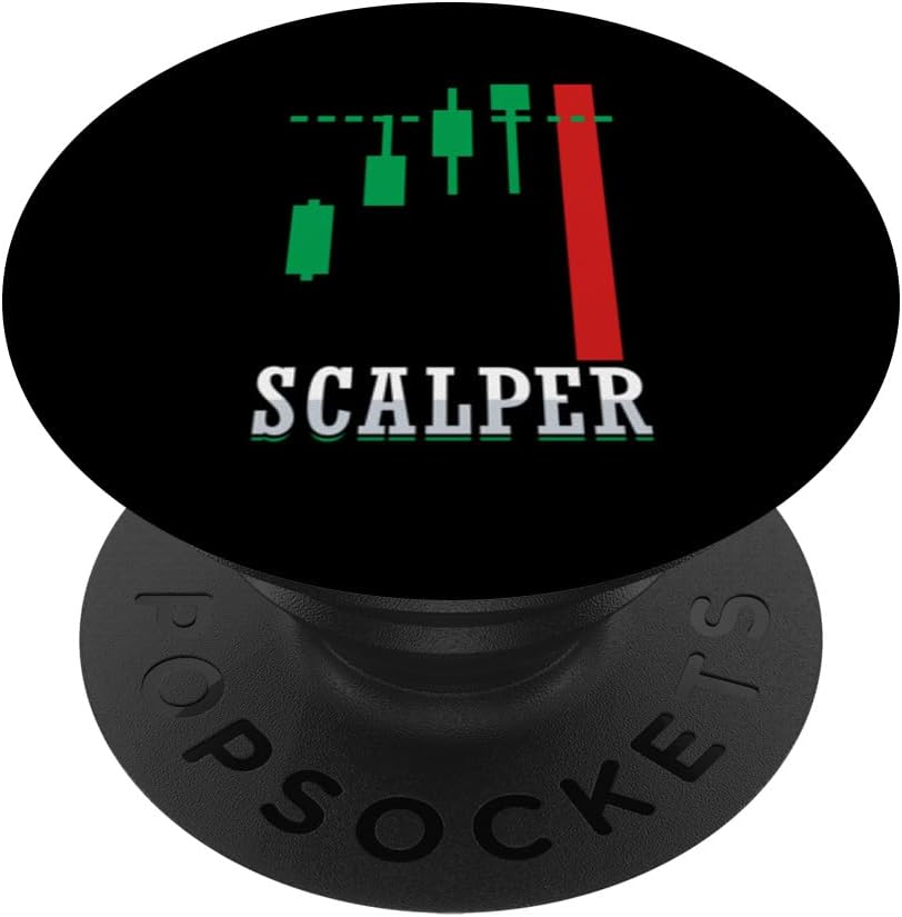 Scalper Trader Stock Market Forex Crypto Gift for Dad Trader PopSockets Swappable PopGrip