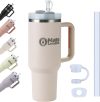 40oz Tumbler with Straw & Hand...