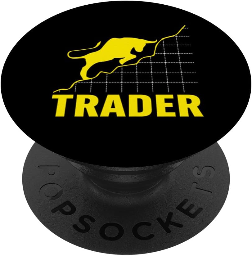 Bull Market Trader Trader Stock Market Forex Crypto Gift PopSockets Swappable PopGrip