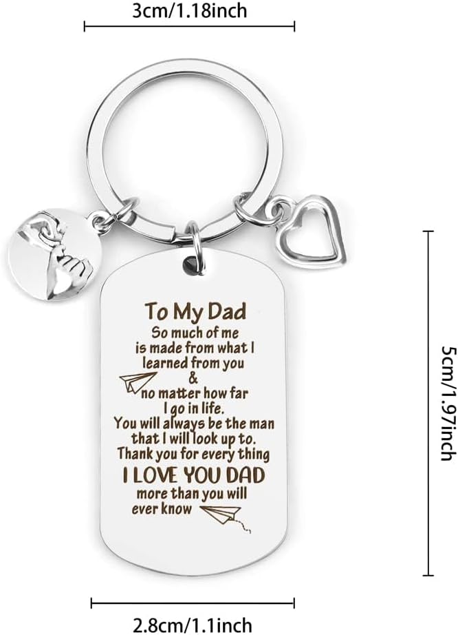 Hoosmoon Dad Gifts: Keyring, Birthday & Father's Day Presents for Dad Who Has Everything - Image 2