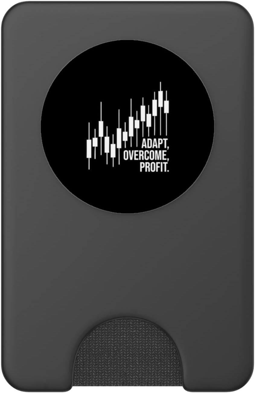 Adapt, Overcome, Profit - Forex, Day Trader, Day Trading PopSockets PopWallet for MagSafe - Image 2