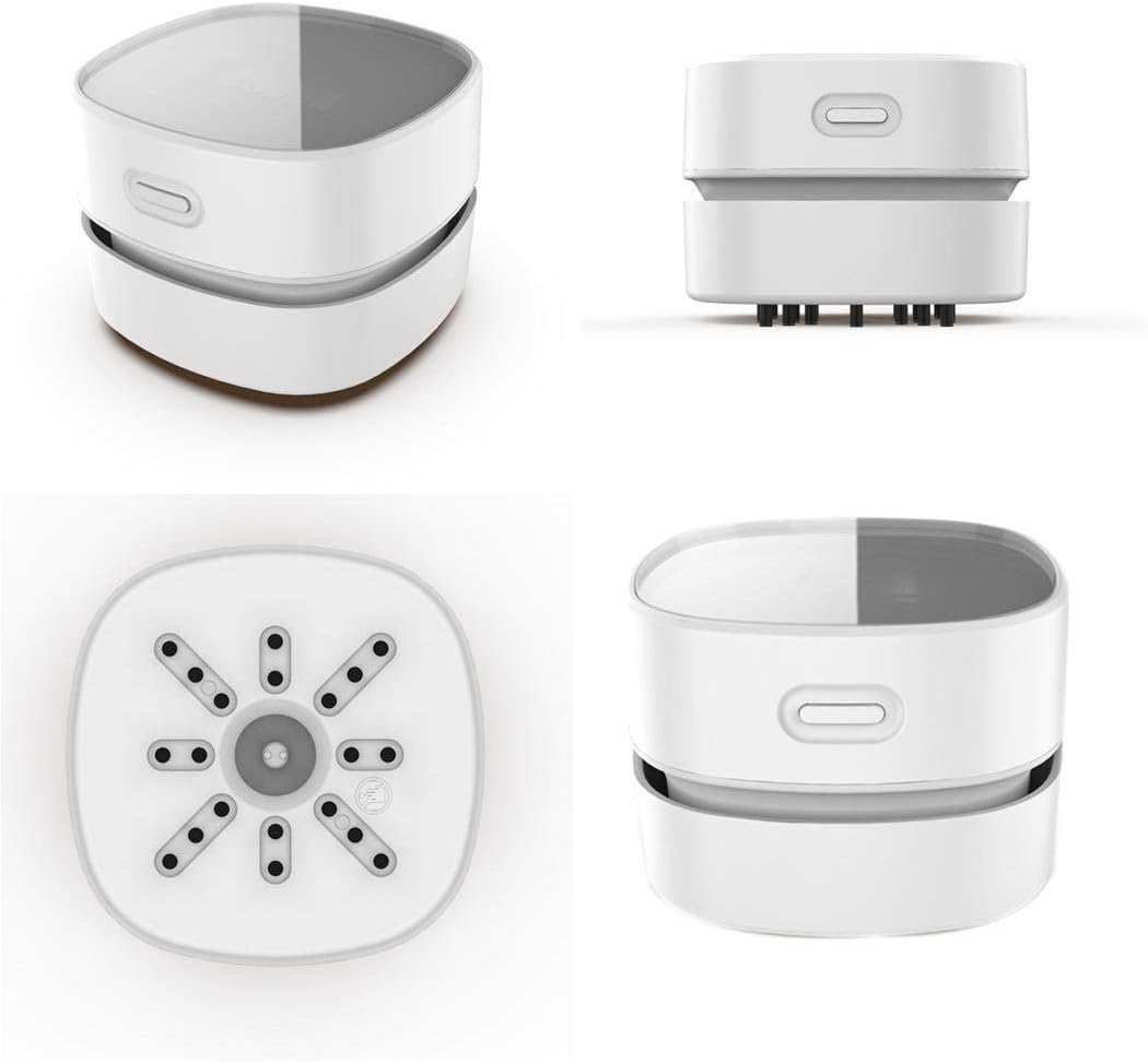 GuDoQi Desktop Vacuum Cleaner, USB Rechargeable Table Dust Sweeper, 90 Minutes Runtime, 360° Rotatable Cordless Dust Cleaner for Home, School, Office, Keyboard - Image 5