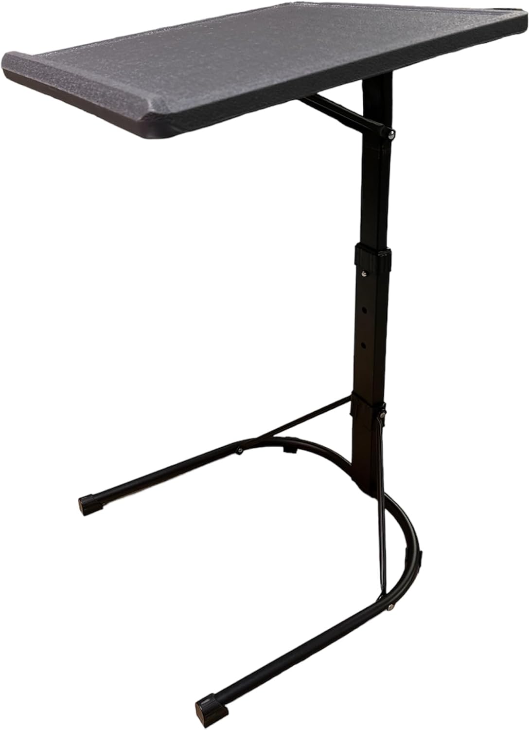 Folding Laptop Table | Adjustable Height & Tilt | Portable Desk for Bed, Sofa, Couch | Multi-Functional Laptop Stand | Ergonomic TV Tray, Standing Desk, Work from Home Table (Dark Grey)