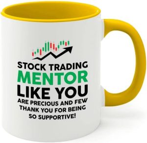 Stock Trader Two Tone Yellow Coffee...