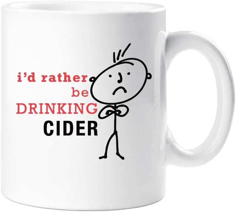 60 Second Makeover Limited Men's I'd Rather Be Drinking Cider Mug Cup Gift Dad Husband Fathers Day Friend Birthday Christmas Cup - Image 2