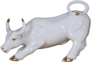 Ceramic Bull Ornament – Feng ...