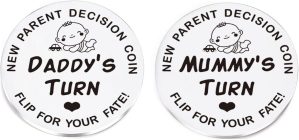 Funny Decision Coin for New Parents...