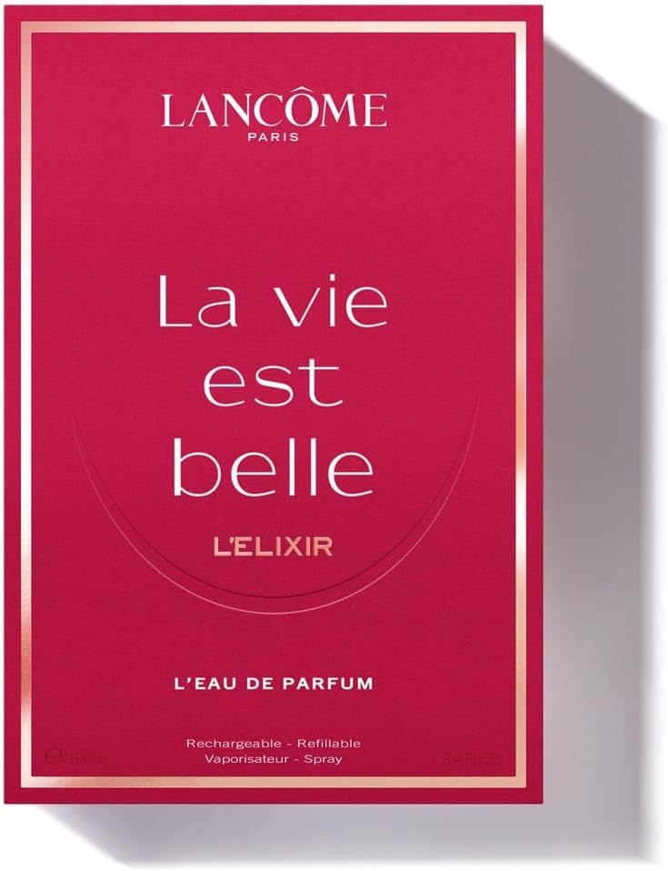 Lancôme La Vie Est Belle L'Elixir Eau de Parfum - Long Lasting Fragrance with Raspberry, Violet & Cocoa Butter, Velvety Floral Women's Perfume - Image 2