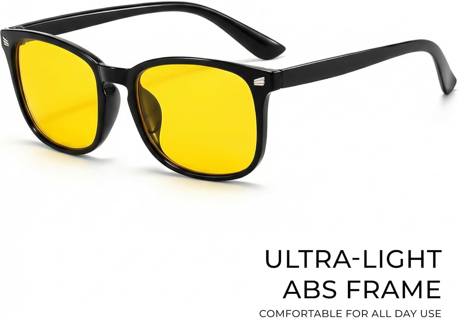 Blue Light Glasses for Gaming, Work & Screen Use - Anti‑Glare Protection, Reduce Eye Strain & Headaches, Clear Lens Unisex Eyewear for PC & Esports, Improve Sleep & Focus, Anti-UV Filter - Image 6