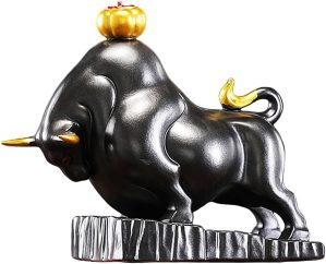 Wall Street Bull Statue, Bull Figur...