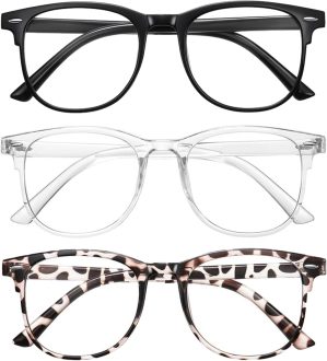 Blue Light Blocking Glasses 3 Packs...