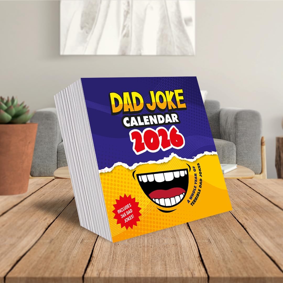 Dad Jokes Desk Calendar - Birthday Gift for Dad - Present For Dad - Funny Daily Joke Gift for him Birthday, Fun Humorous Fathers Day Gift Tear Off Daily Page with Stand UK (2026) - Image 6