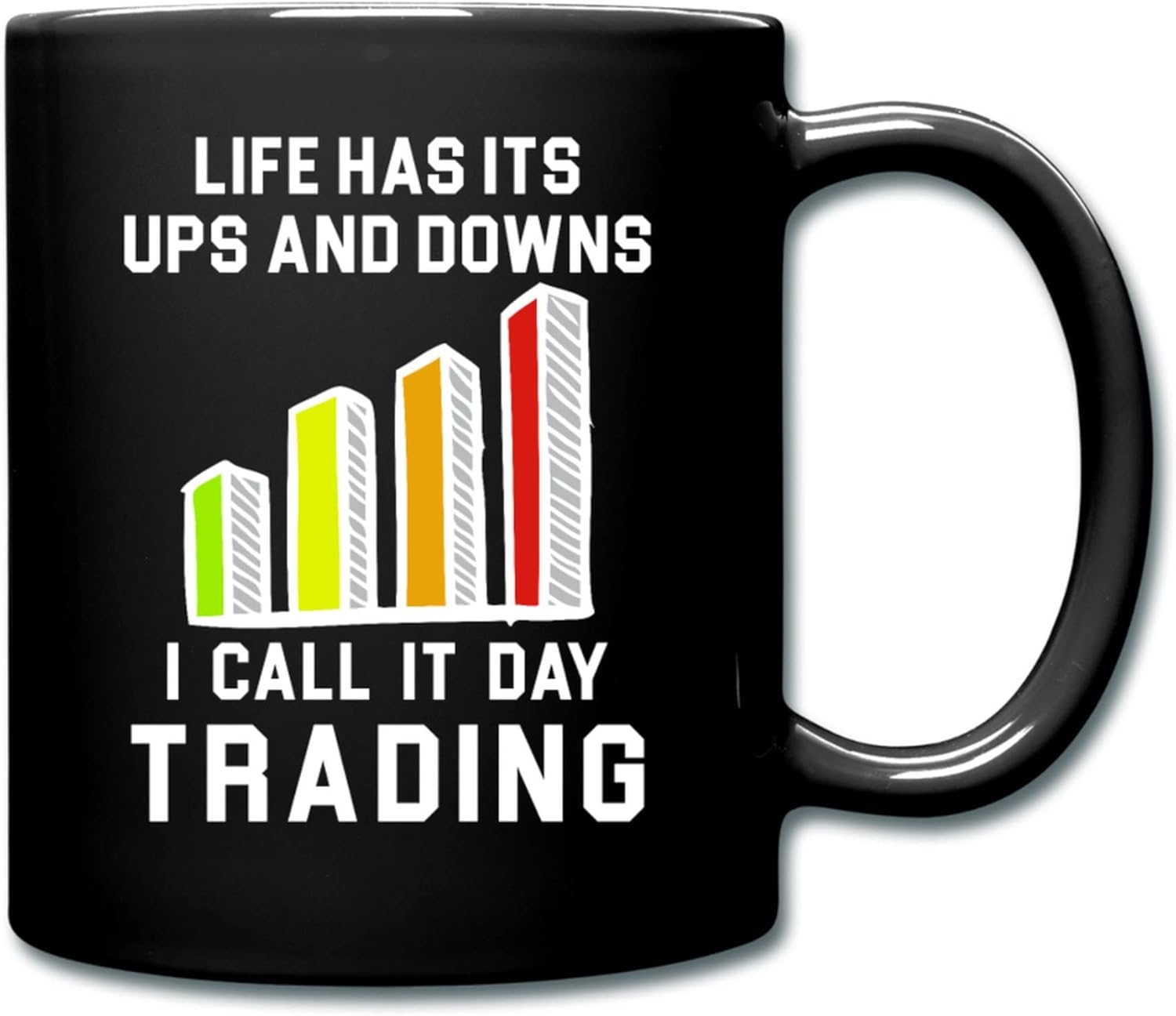 874 Coffee Mug Stock Market, Trading, Day Trade, Stock Market, Investor, Trader, Stock Trading, Stock Trader Tea Mug Funny Coffee Cups Novelty Ceramic Tea Cup for Home Kitchen Boy 330 Ml