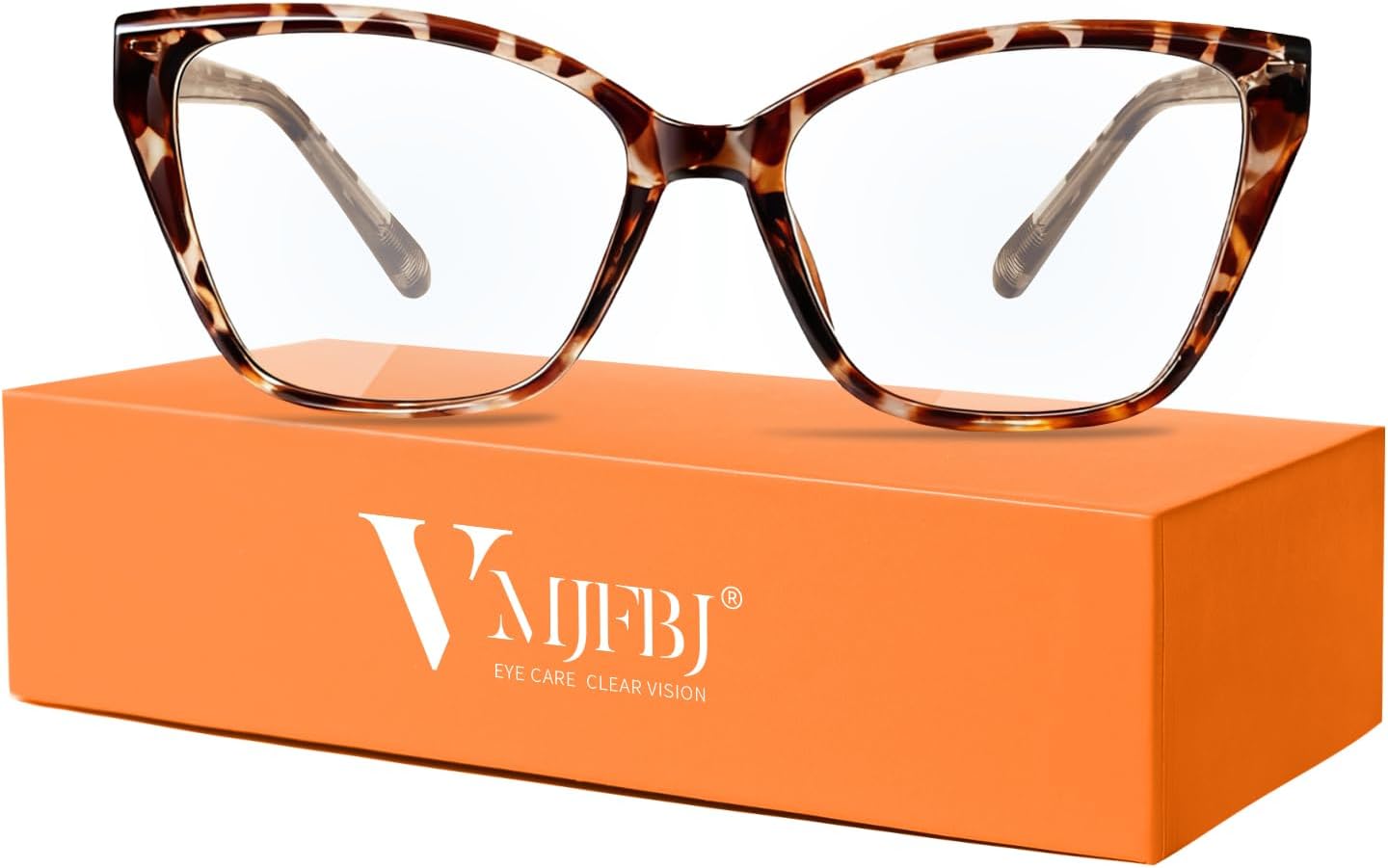 Blue Light Glasses Womens, Fashion Cat Eye Anti Blue Light Blocking Eyeglasses, TR90 Bluelight Glasses for Computer & Gaming & Screen Use, Reduce Eye Strain & Improve Sleep