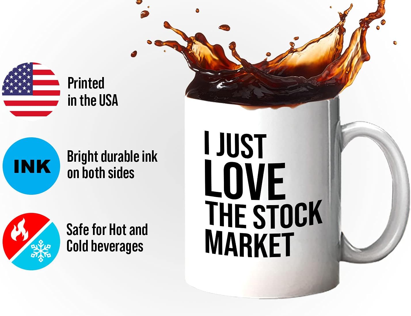 Stock Trader Coffee Mug 11oz White - Just Love The Stock Market - Day Trader Market, Currency, Exchange, Stock Trading, Rally Stock Trading Rally - Image 4