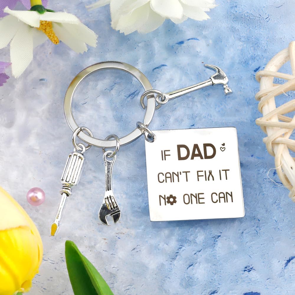 Dad Keyring - Thoughtful Gifts for Fathers Day, Birthday, Christmas, Thanksgiving, Valentines and Stocking Fillers - Image 2