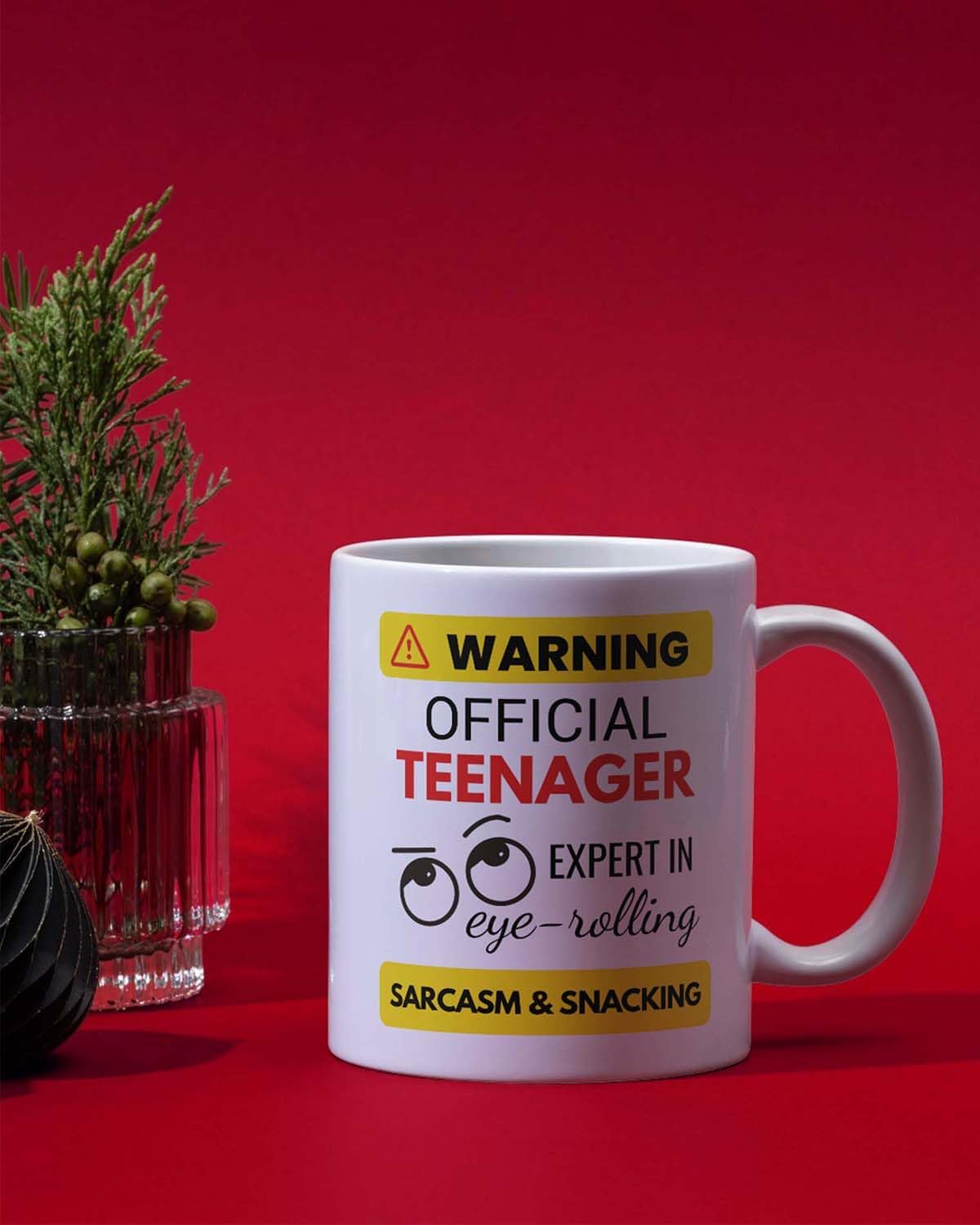 Official Teenager Mug - Fun Ceramic Coffee Cup for Teens - Perfect 13th Birthday Gift for Boys & Girls - 11 oz Funny Novelty Cup - Image 4