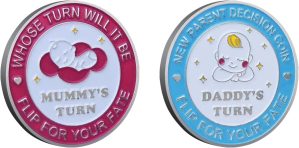 Funny New Parent Decision Coin R...