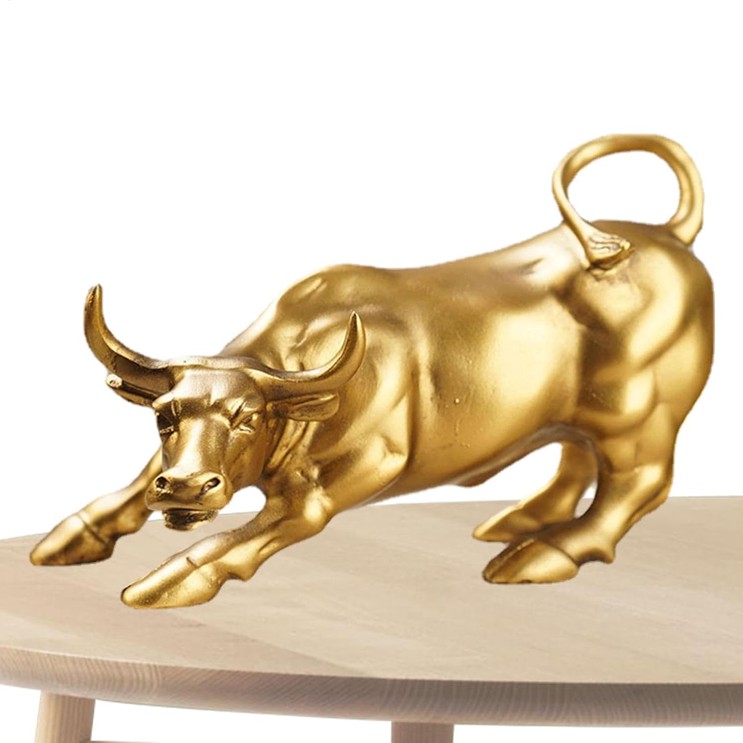 Stock Market Statue | Fortune Bull Resin Desk Statue | Stock Market Decor for Desks, Bookshelves, Meeting Rooms, Offices, R&D Counters - Image 8