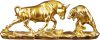 Bull and Bear Statue – Gold R...