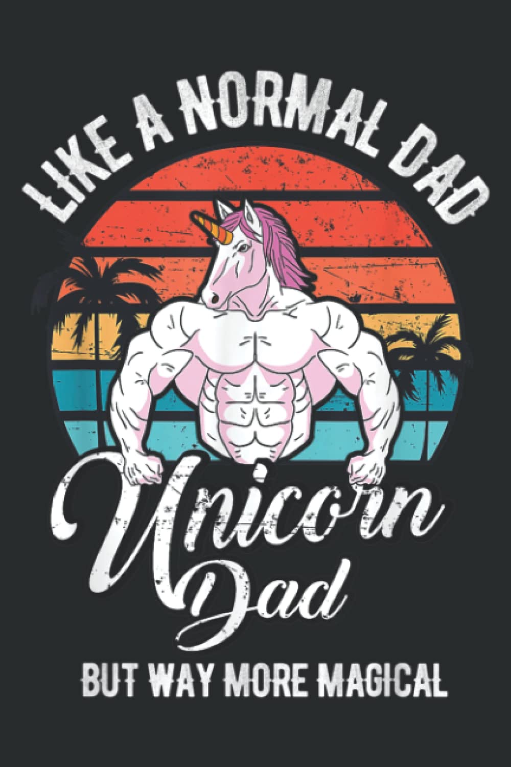 Dad Retro Vintage S Gym Workout Gift: Ruled Notebook, Lined Journal with 6" x 9", 100 Pages and Matte Finish Cover, Perfect for School, Office & Home